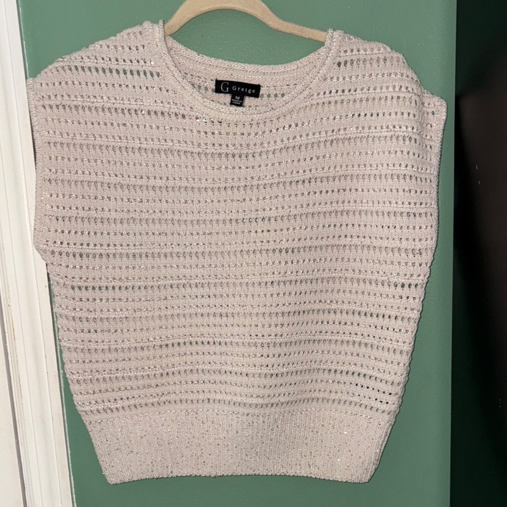 G Genius Cream Knit Sweater